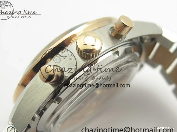 0116 Speedmaster ’57 Co-Axial SS RG OMF 1:1 Best Edition Black Dial On SS RG Bracelet A9300 (Free Leather Strap) RelaxedFit 8071